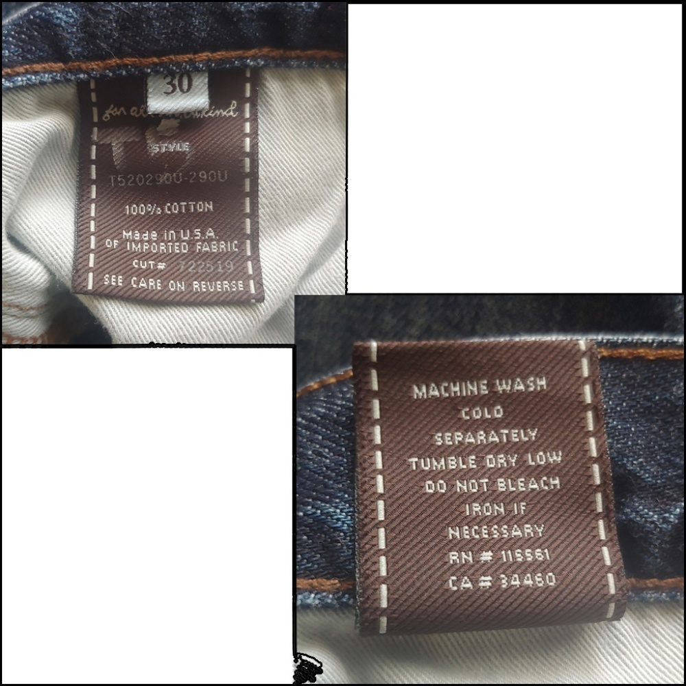 7 For All Mankind Bootcut Jeans size 30 - Picture 8 of 8